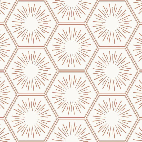 Tempaper Designs LIFESTYLE - Hello Sunshine Autumn Bronze Peel and Stick Wallpaper