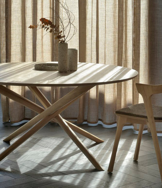 ethnicraft japandi dining table